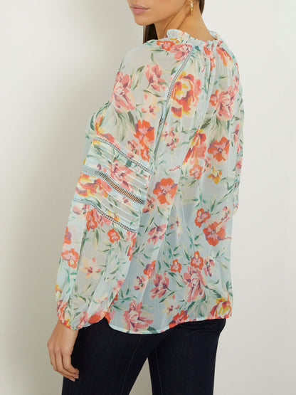 All over print blouse