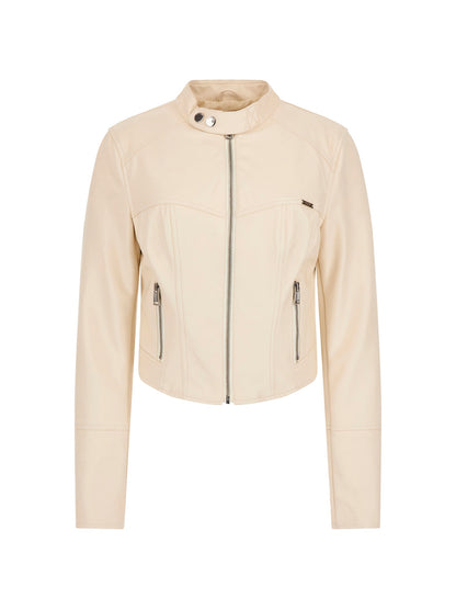 Faux leather jacket