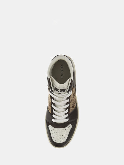 Sava Mid mixed-leather high-top sneakers_Men