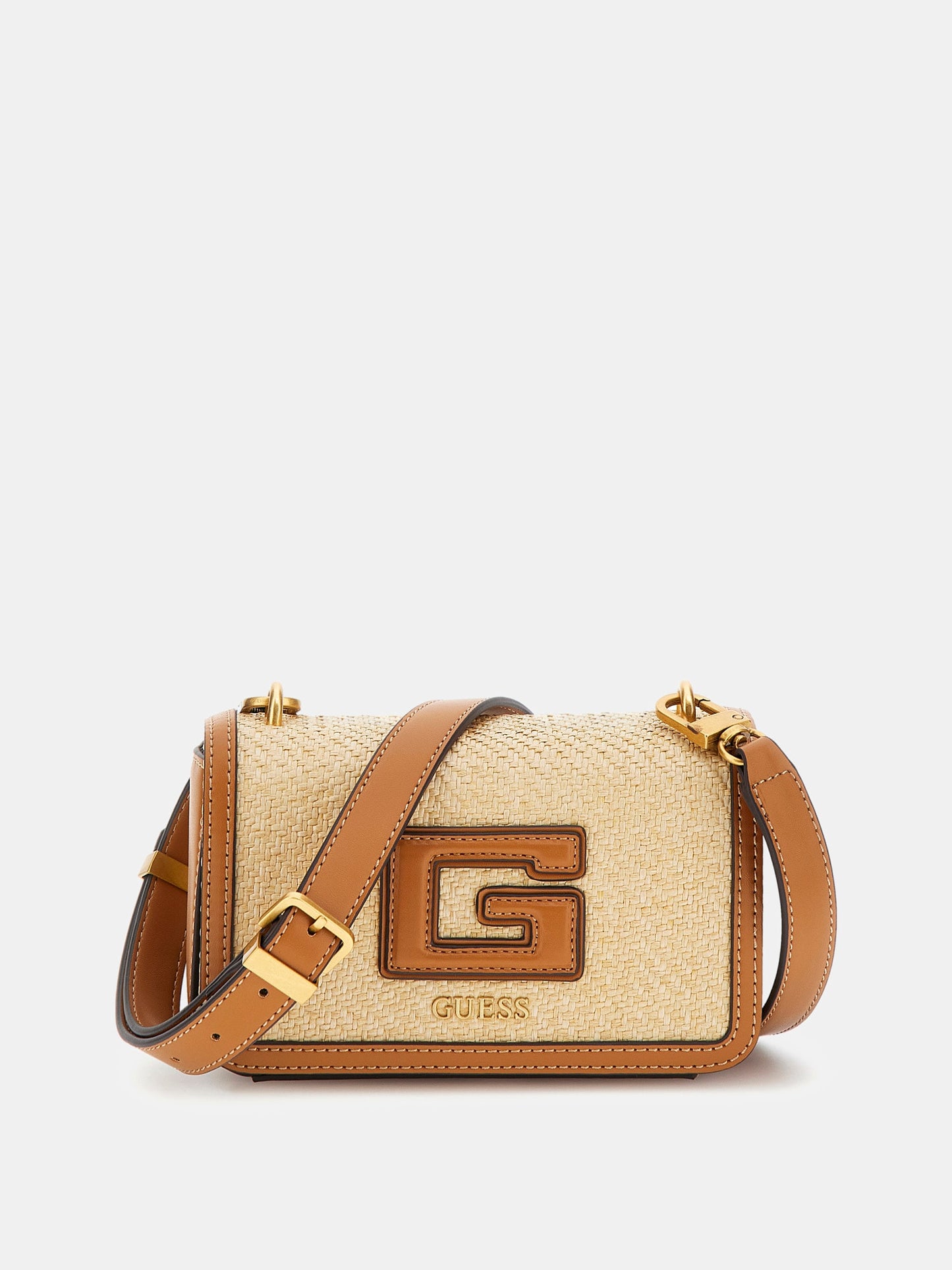 G Status straw mini crossbody bag