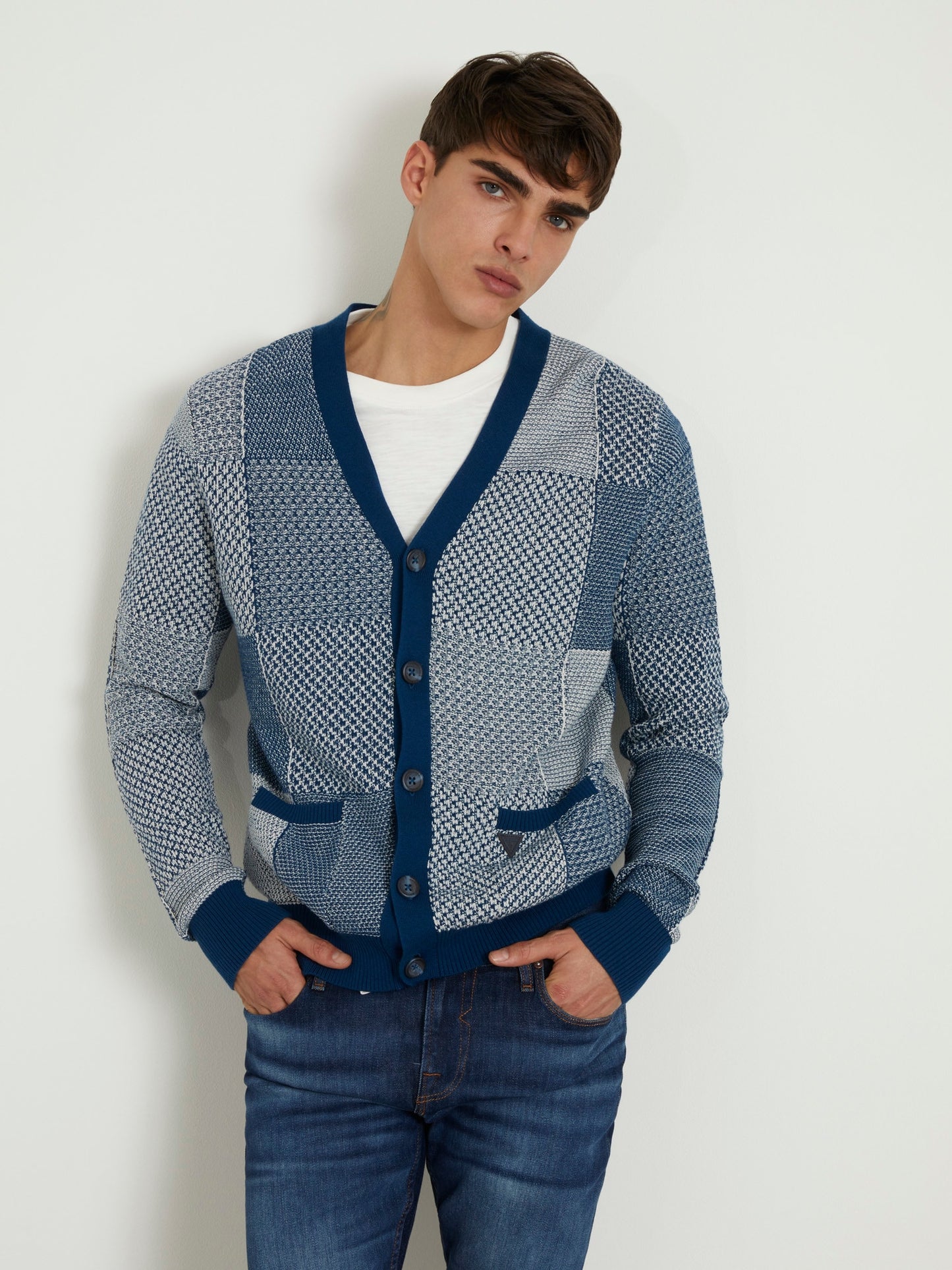 Patchwork cardigan