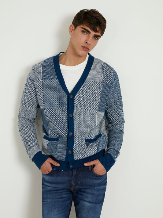 Patchwork cardigan