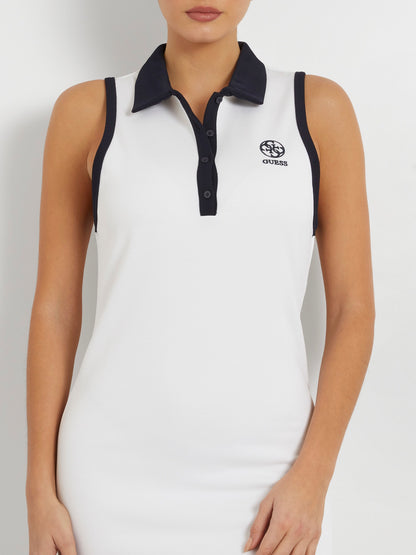 Polo neck mini dress