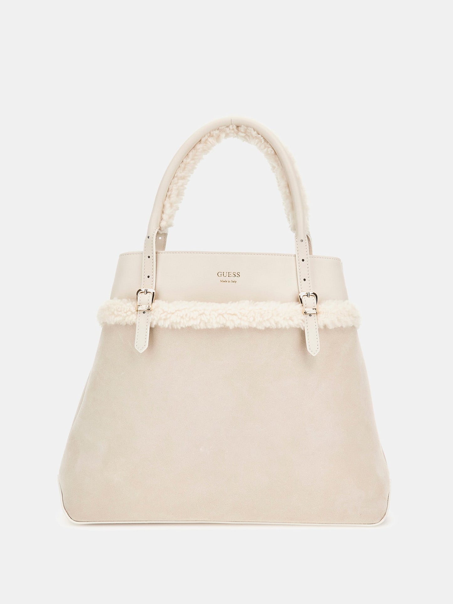 Faux fur handbag