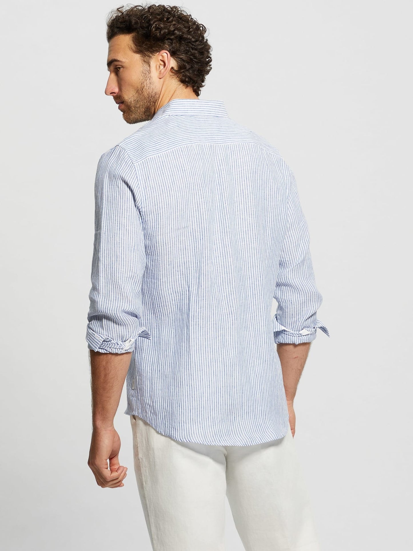 Striped linen shirt