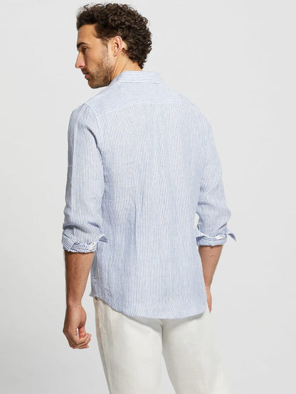 Striped linen shirt
