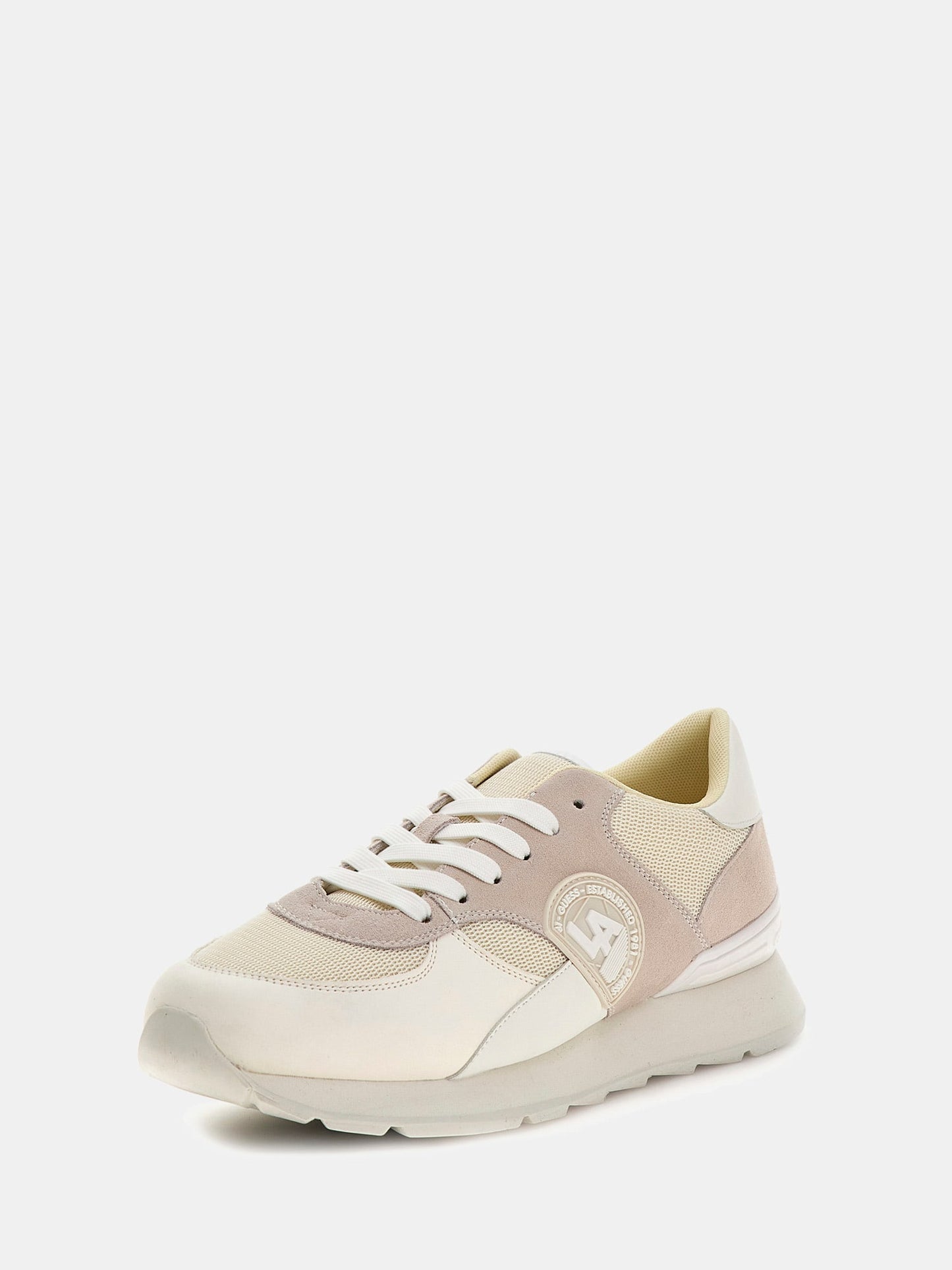 Fano mixed-leather running shoes_Men