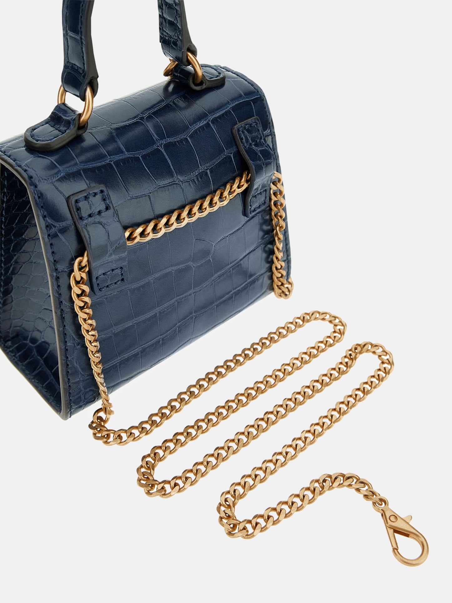 Sestri croc print mini handbag