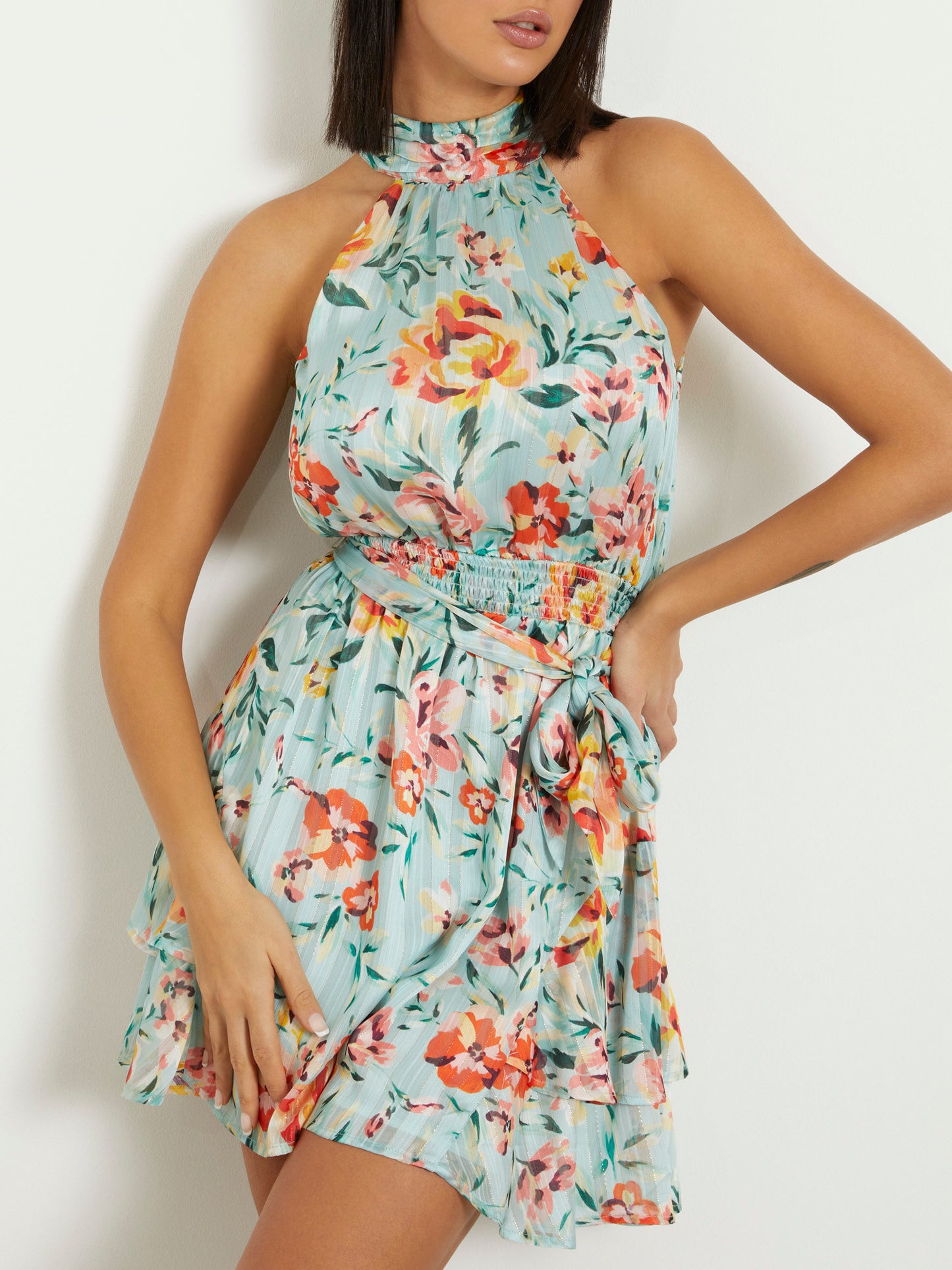 Floral mini dress