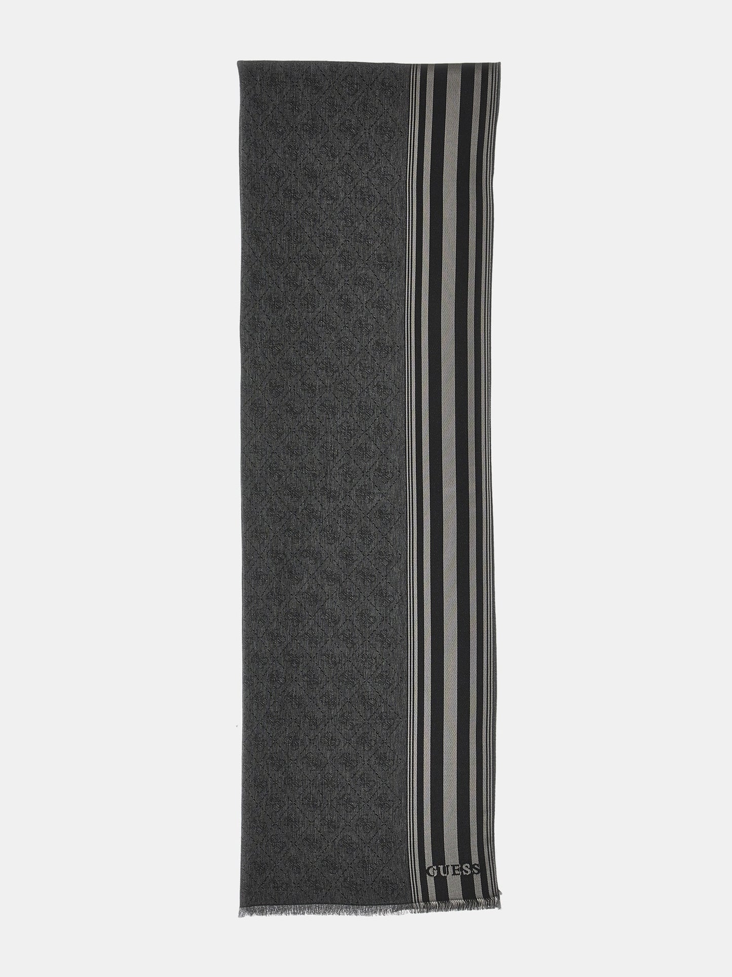 Striped 4G logo scarf