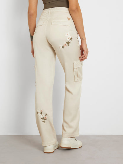 Embroidered cargo pant