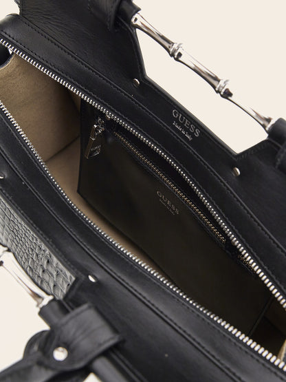 Iris genuine leather handbag