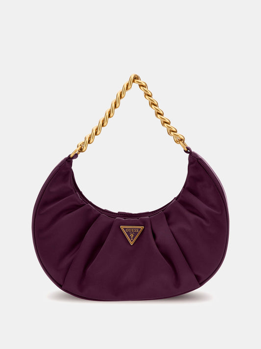 Tori satin shoulder bag