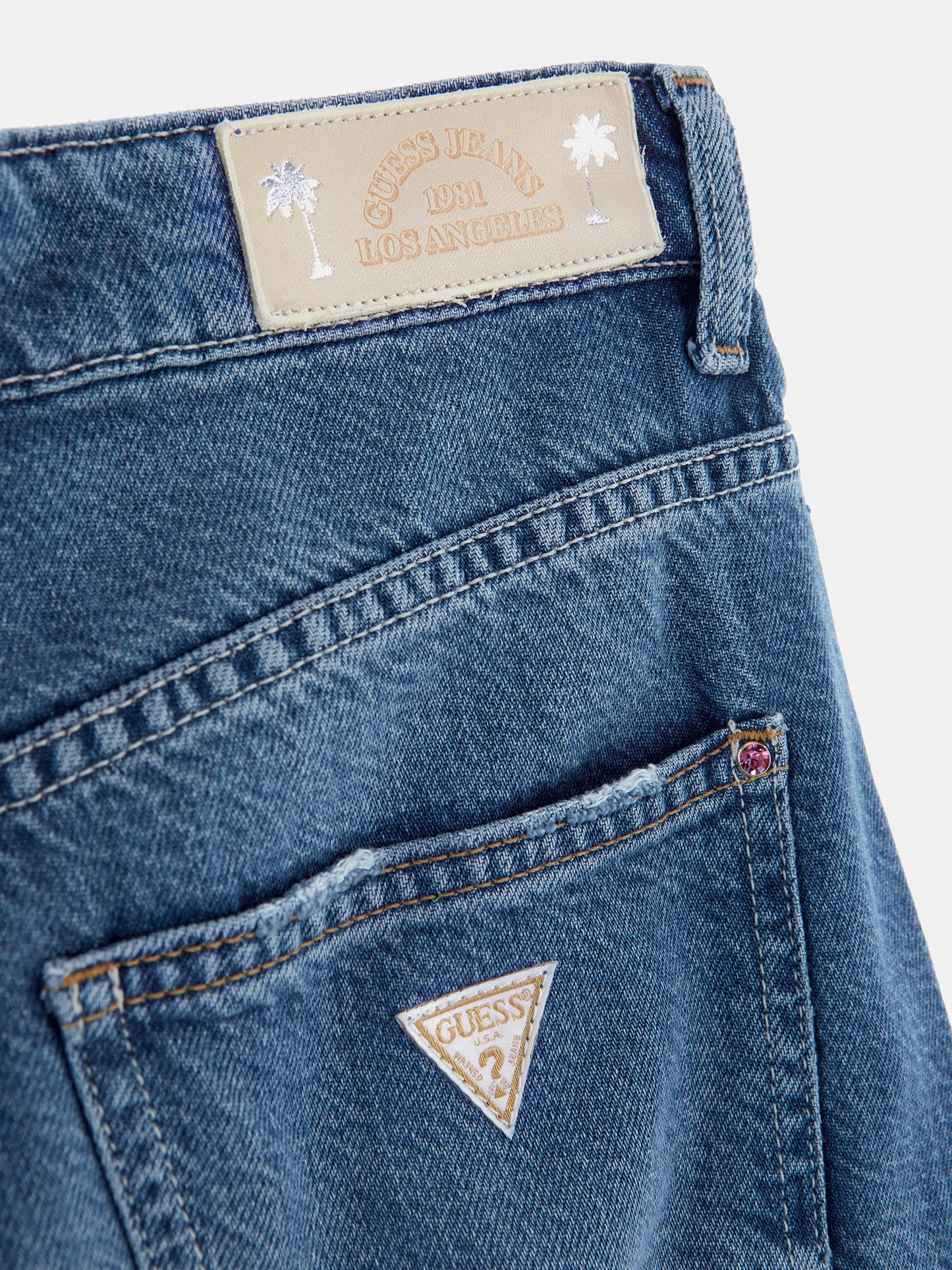 High rise mom denim pant