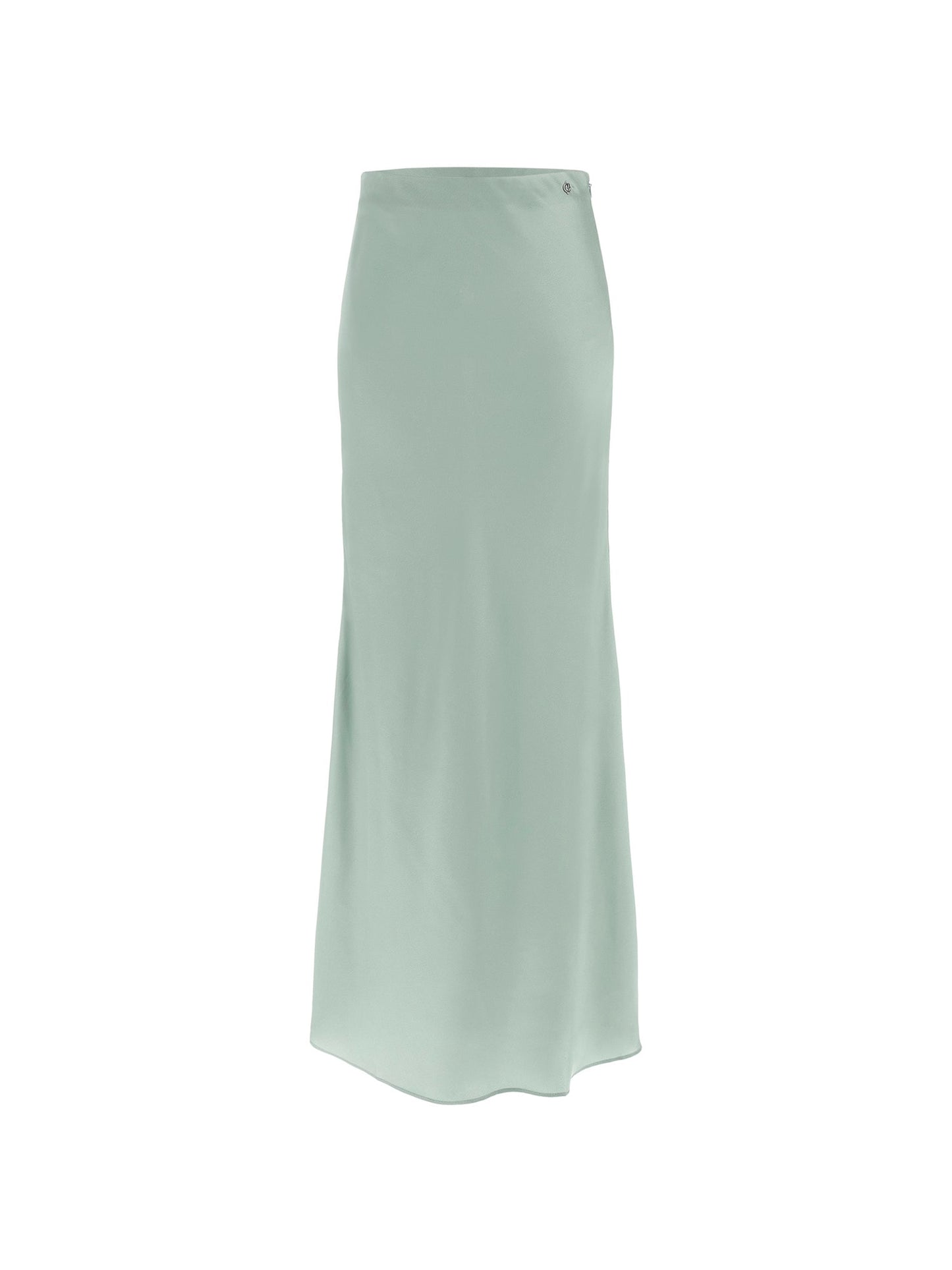 Satin long skirt