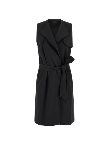 Belted mini wrap up dress_Women