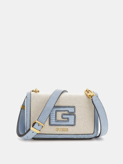 G Status straw mini crossbody bag