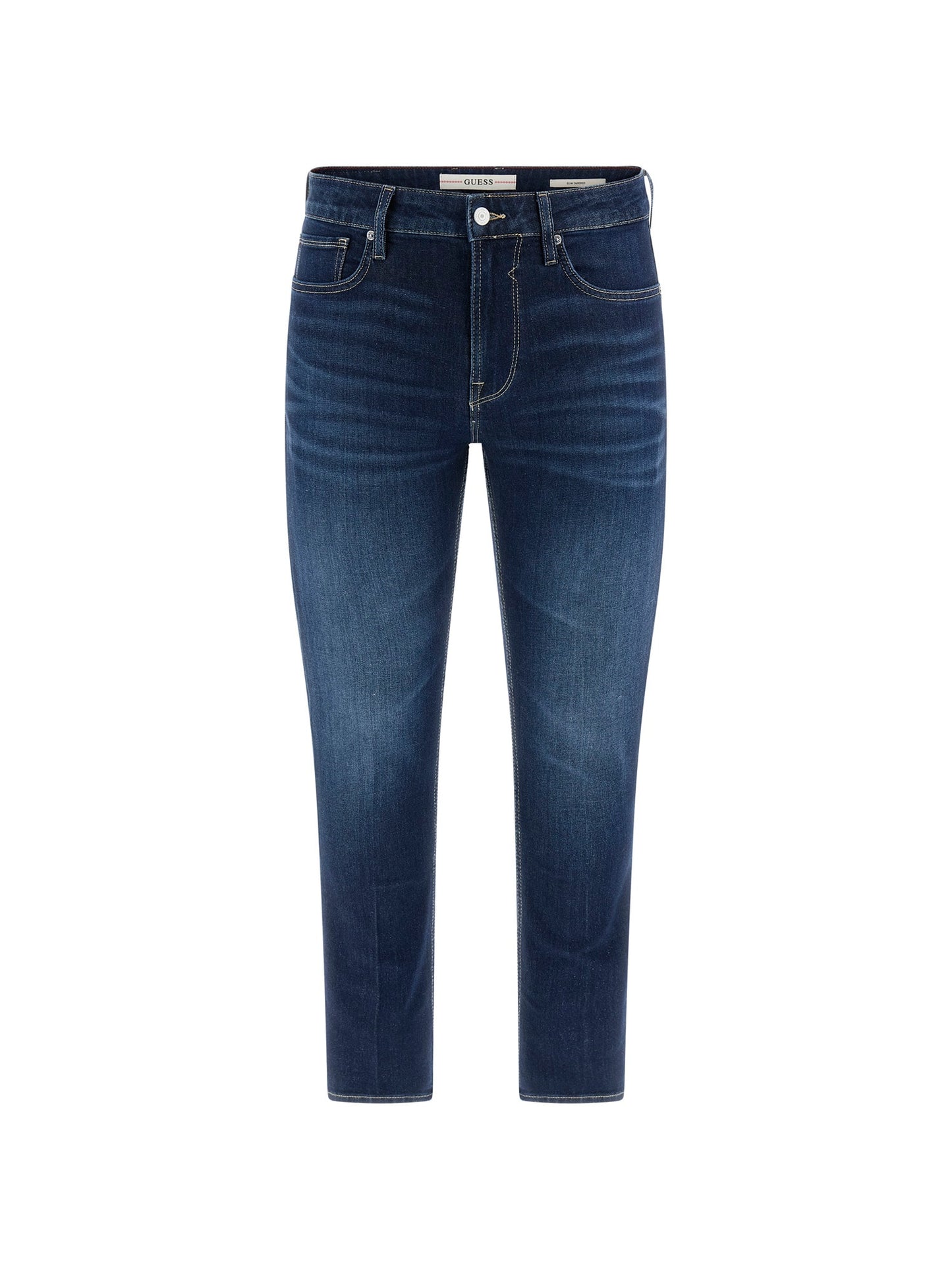 Mid rise slim denim pant
