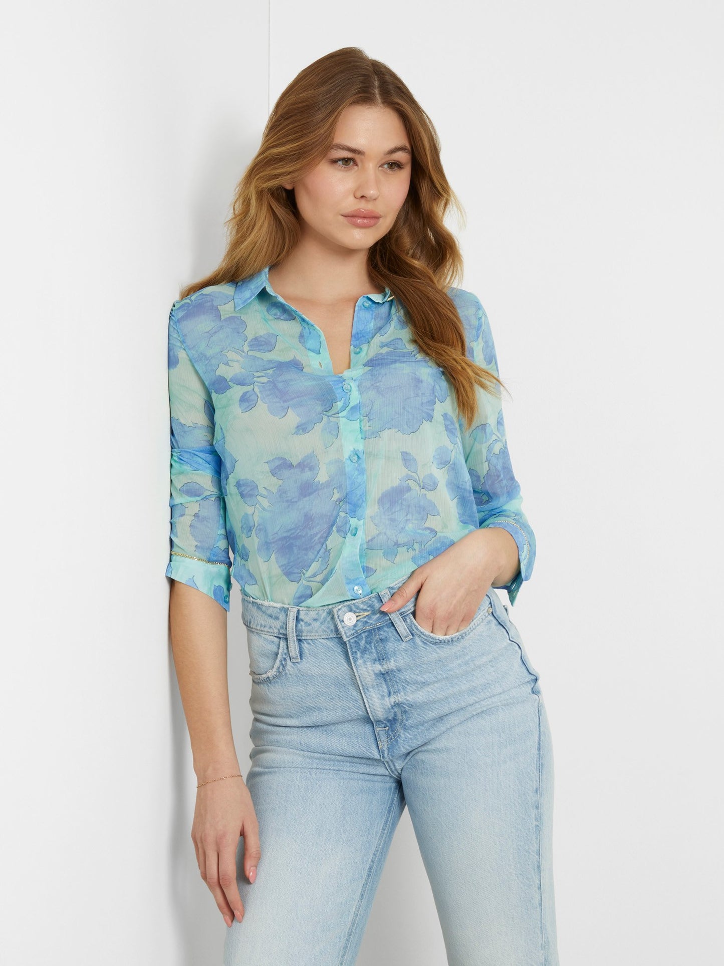 Floral print shirt