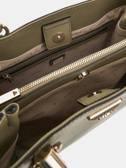 Gizele saffiano handbag