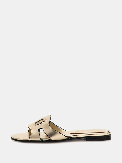 Ciella foiled leather sandals