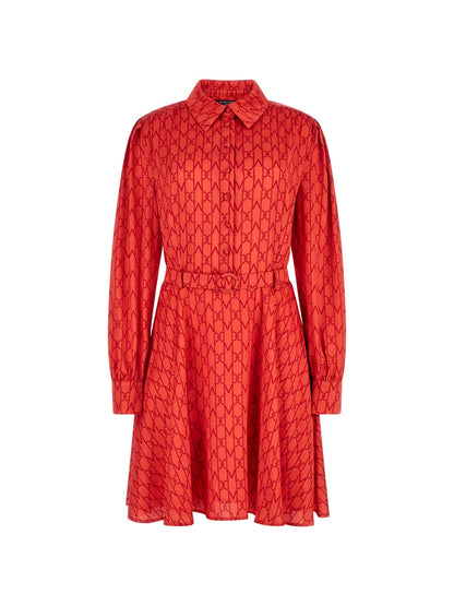 Marciano logo print mini dress