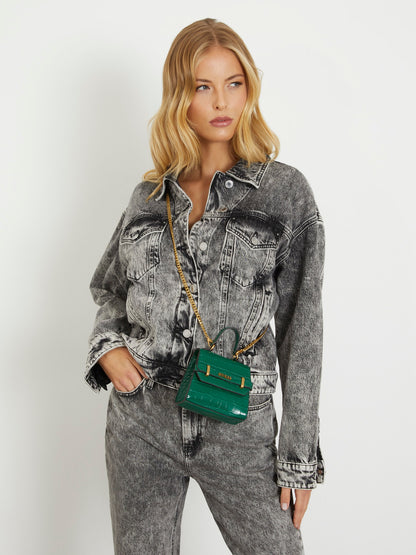 Sestri croc print mini handbag
