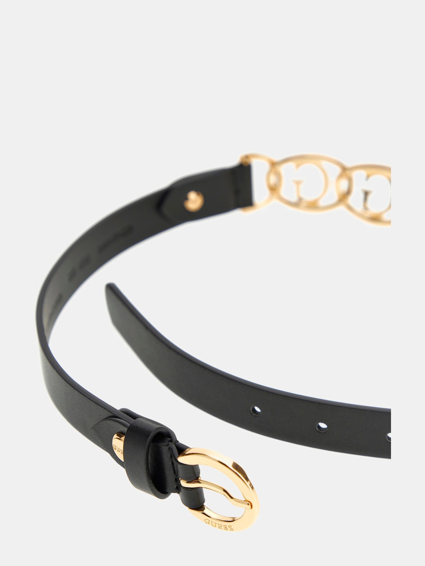 High-waisted G logo chain belt_Women