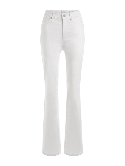 Satin straight pant
