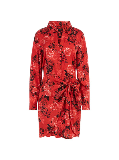 Floral print mini dress