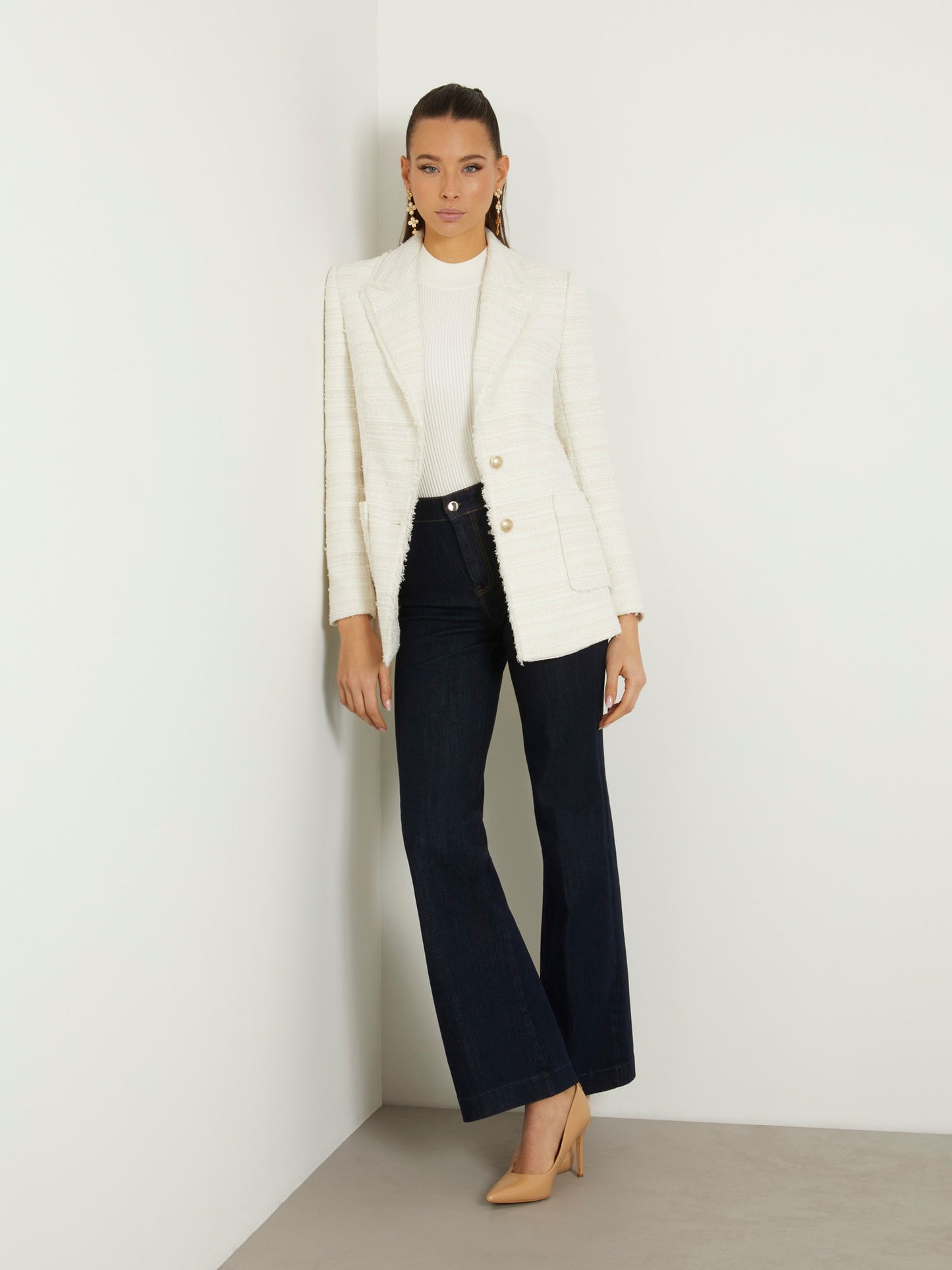 Rib sweater top