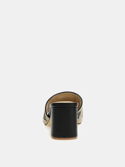Gaide 4G peony logo sandals
