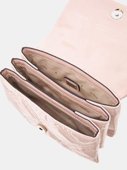 Deesa patent mini crossbody