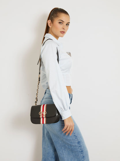 Nelka front-stripe mini crossbody