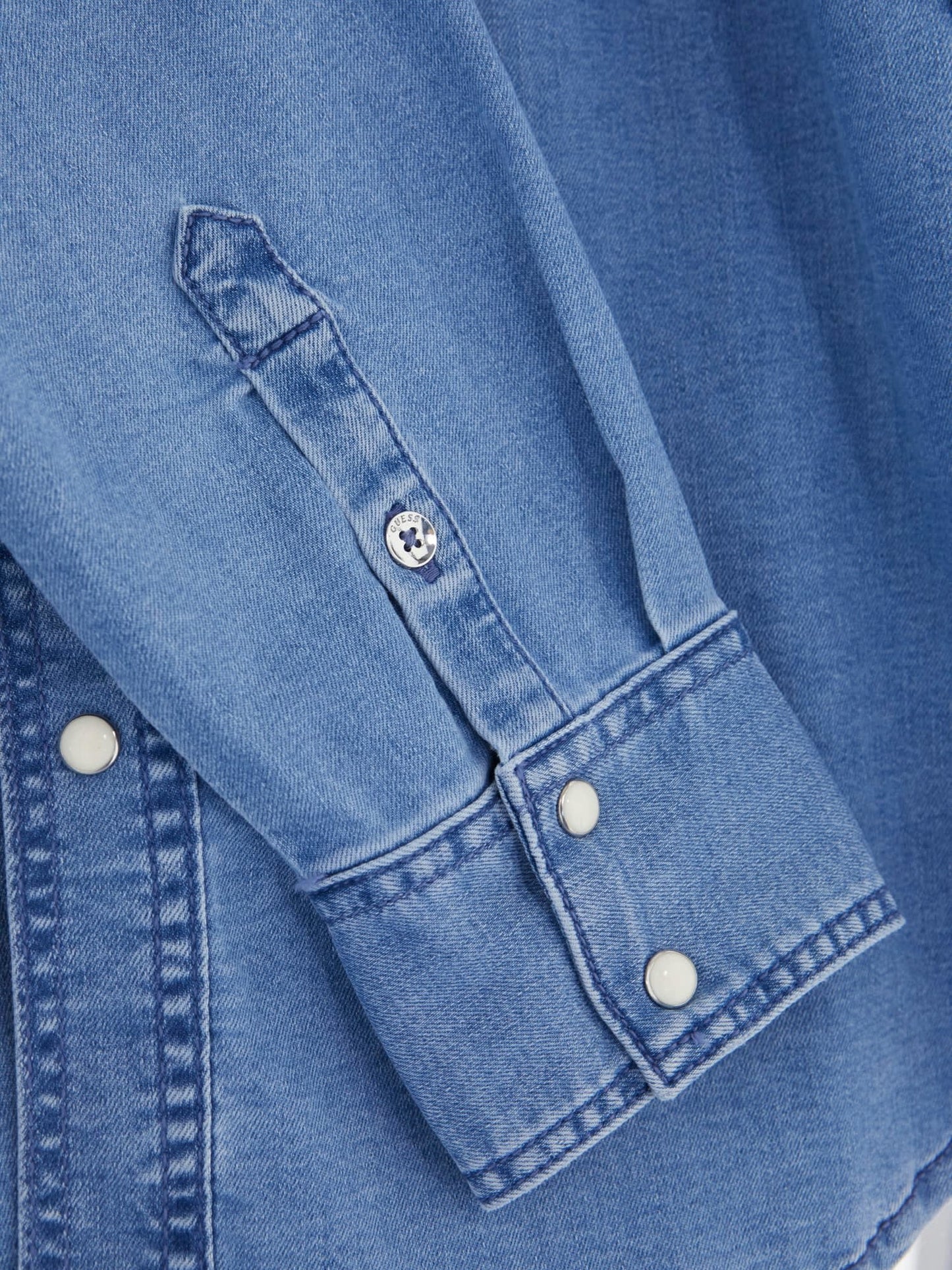 Relaxed fit denim shirt