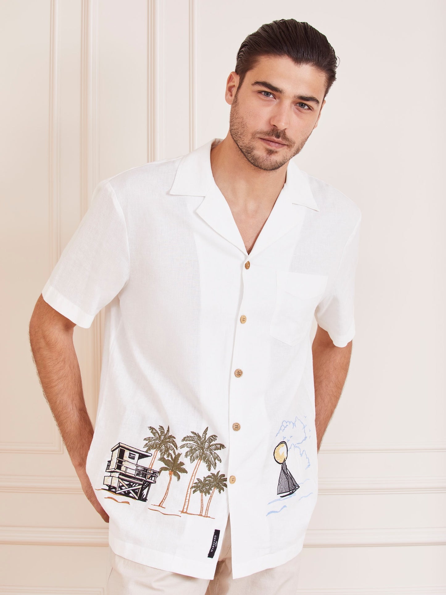 Marciano all over print shirt