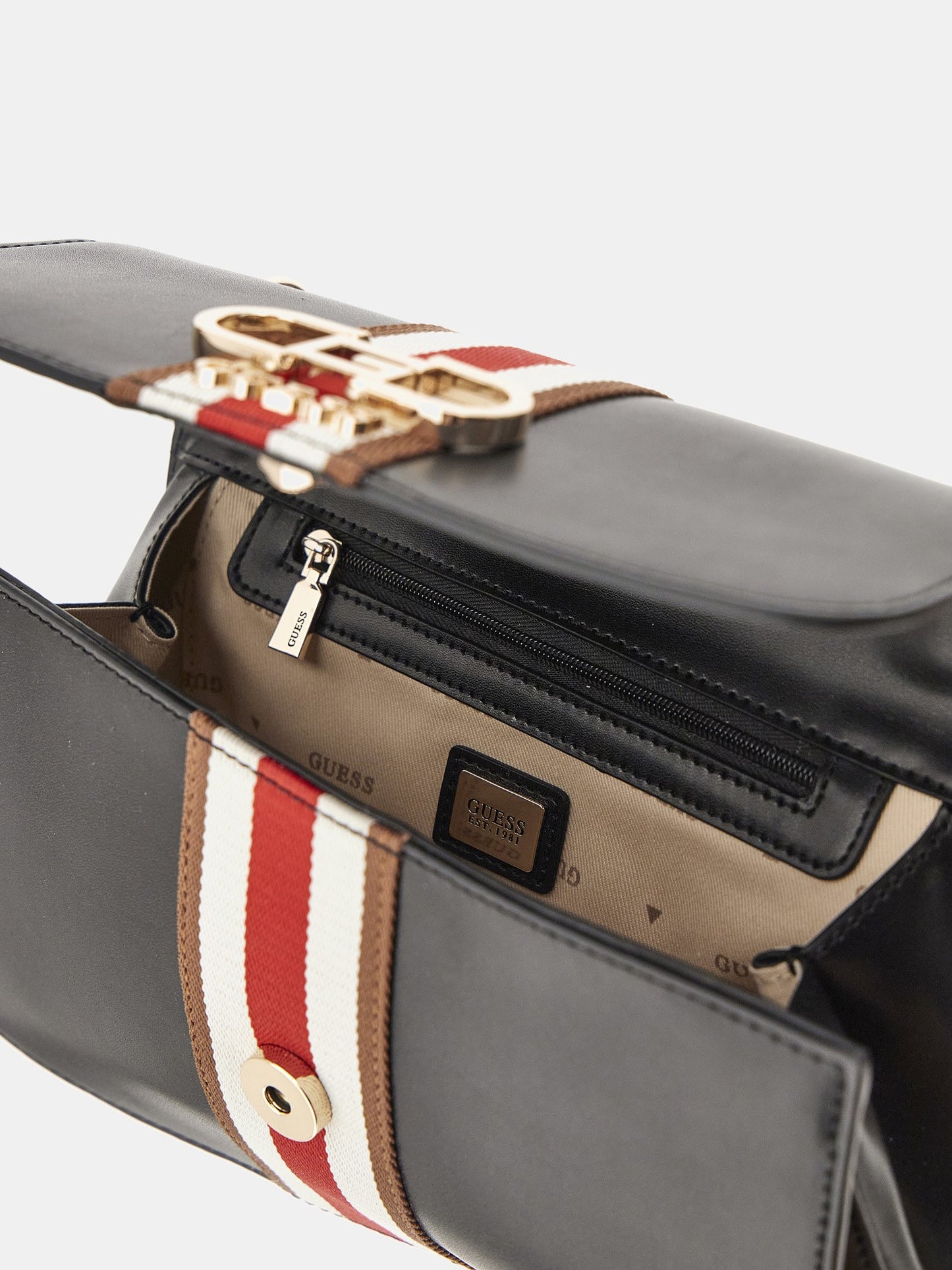 Nelka front-stripe mini crossbody