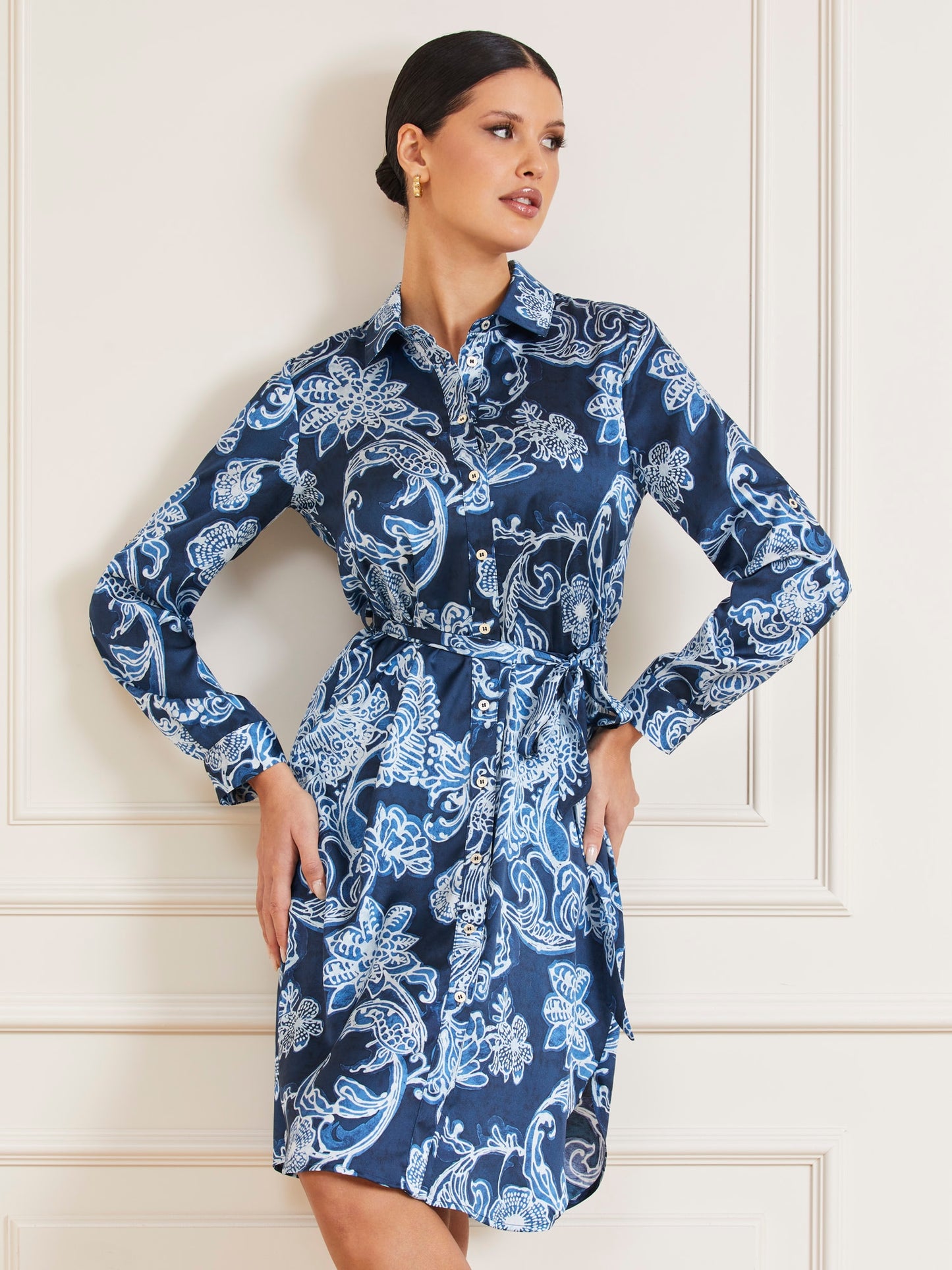 Marciano all over print mini dress