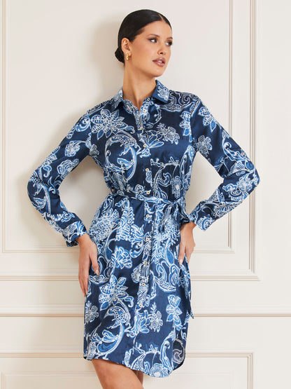 Marciano all over print mini dress