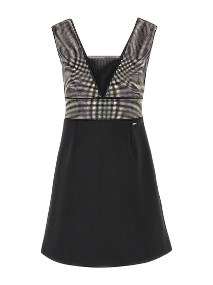 Rhinestones mini dress