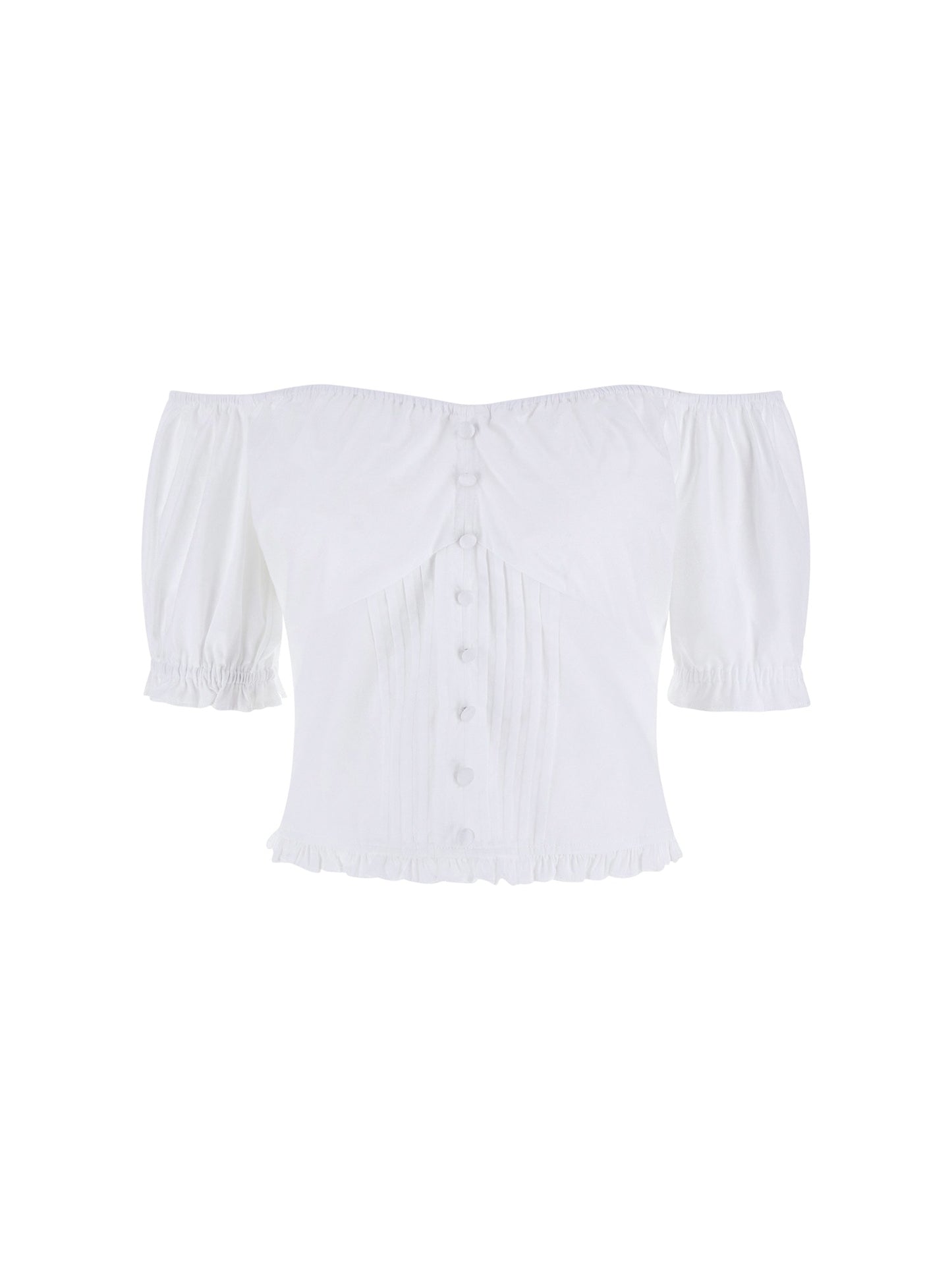 Satin cotton blouse