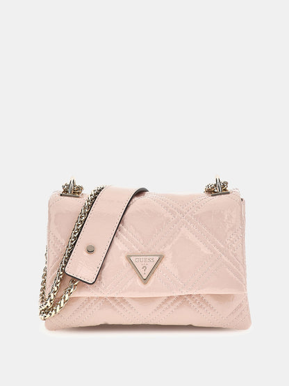 Deesa patent mini crossbody
