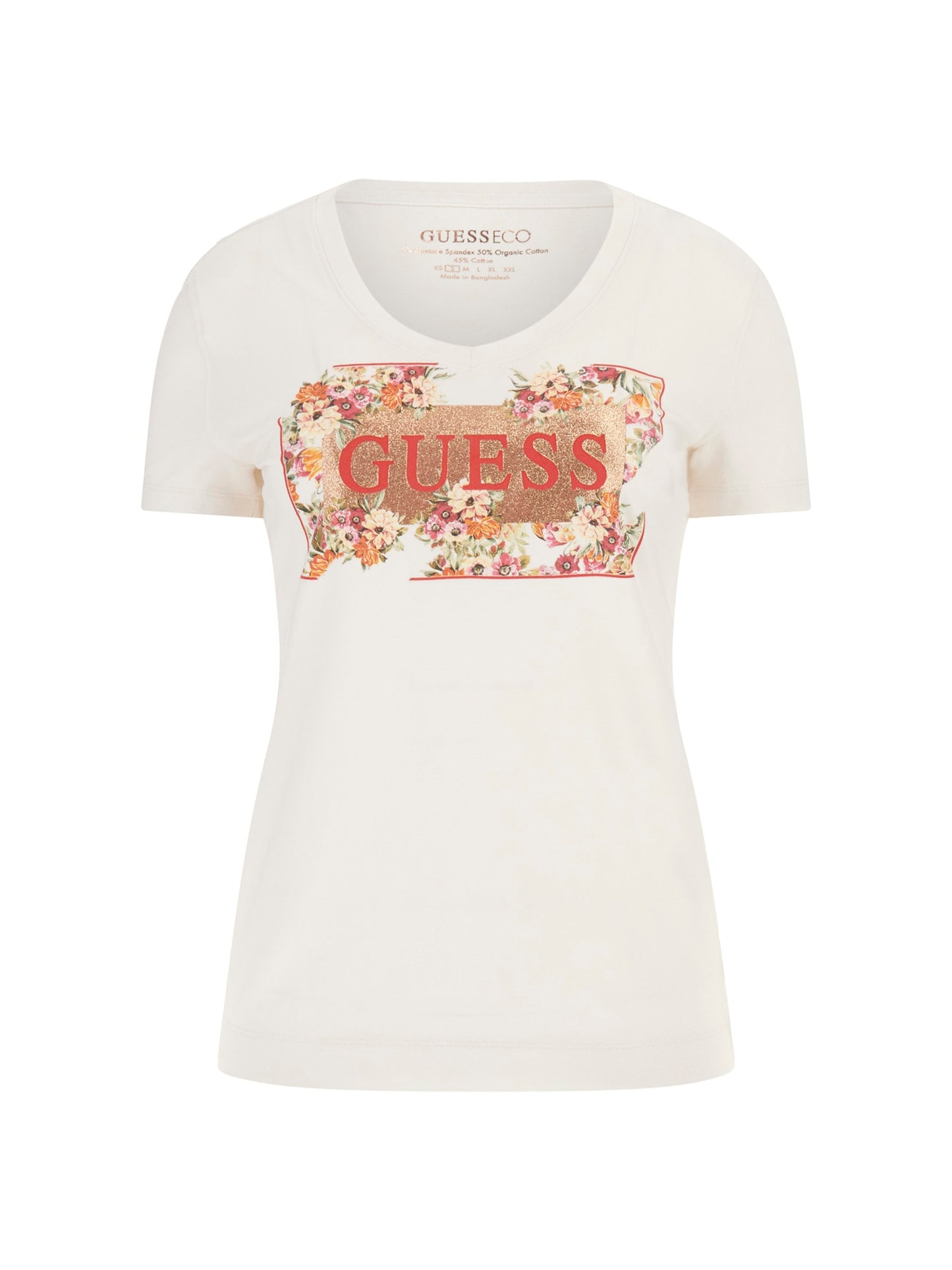 Flower logo stretch t-shirt
