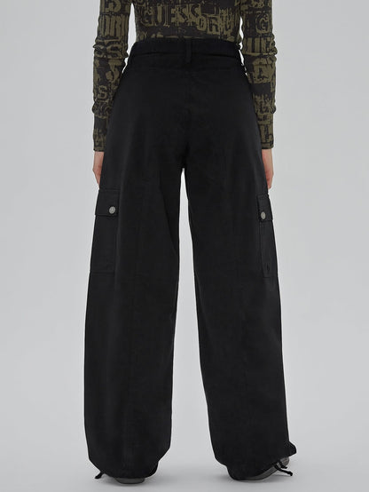 Cargo denim pant