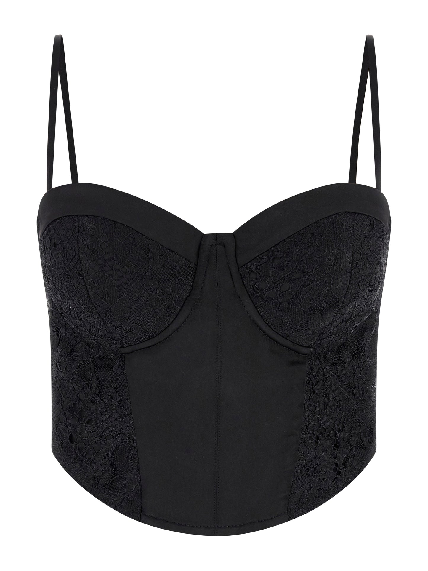 Lace bustier top