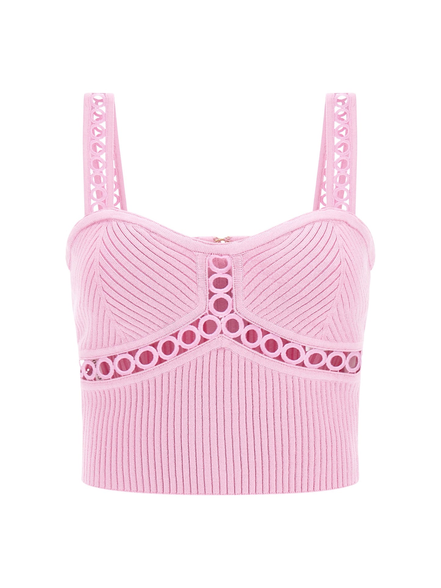 Marciano crochet tape sweater top