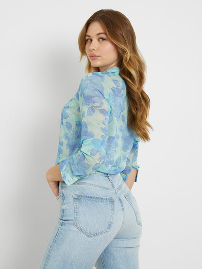 Floral print shirt