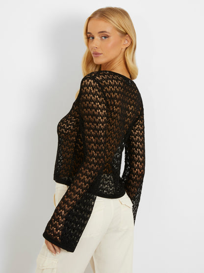 Lurex cardigan