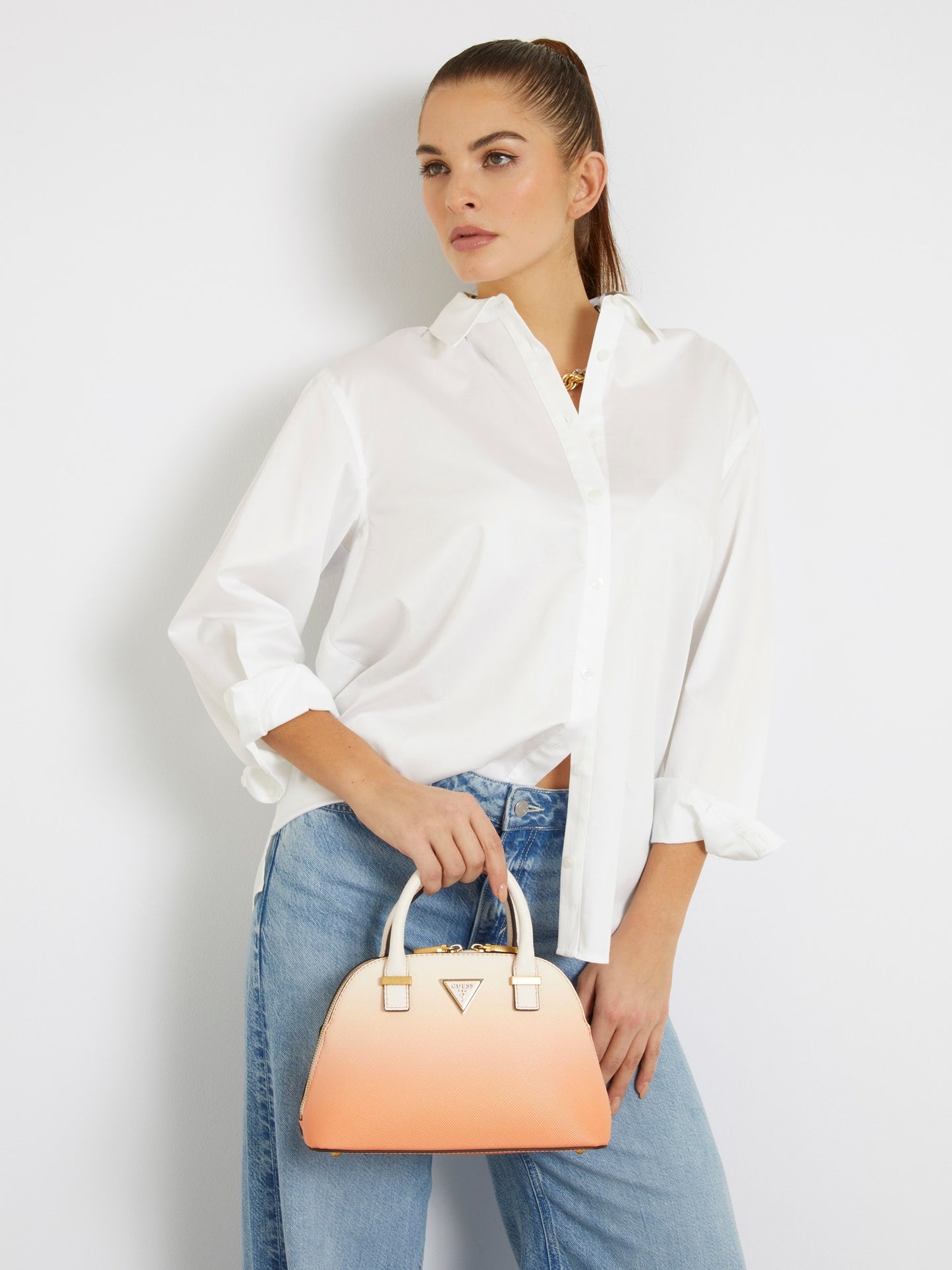 Lossie saffiano handbag