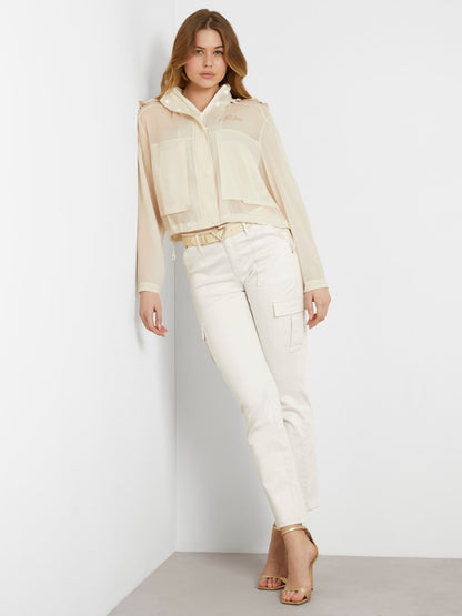 Crinkle organdy jacket